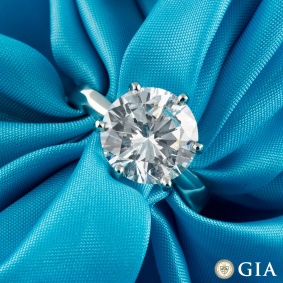 Diamond Ring in Platinum 4.57ct D/VS2